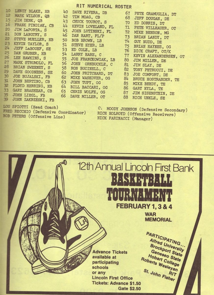 1977-Roster-RIT-vs-Canisius