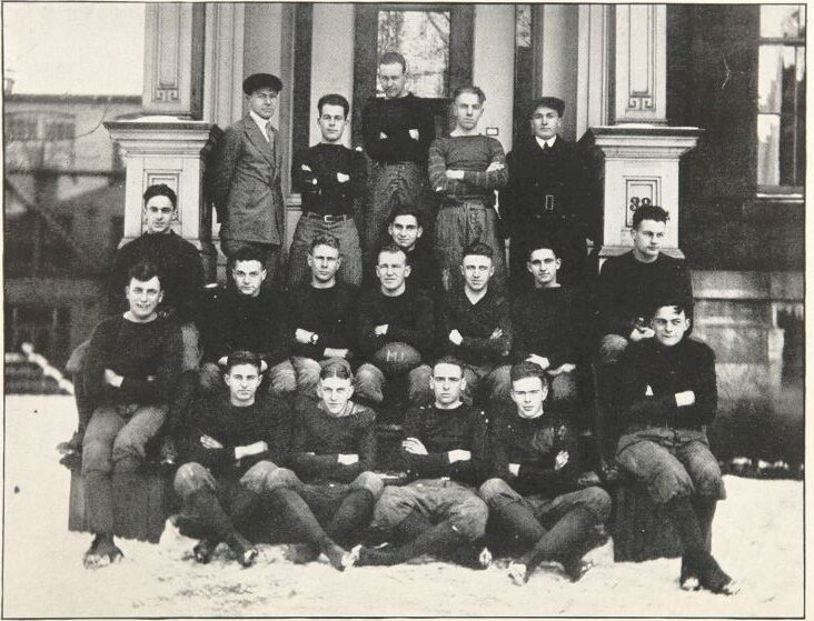 1919 Football Team in 1920 yearbook