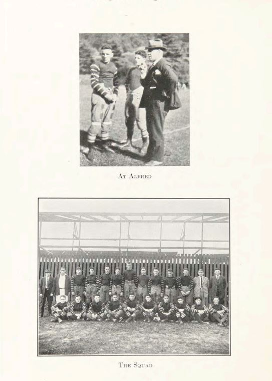 1922 Football from 1923 yearbook